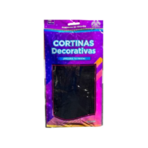 CORTINA METALICA NEGRA 100x200cm