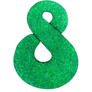 NUM KROSTY TELGOPOR VERDE MANZANA 8 x3