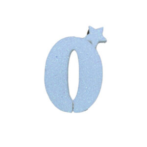 NUMERO MEDIO TELGOPOR LISO BLANCO 0 (6cm x5) FyM