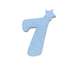 NUMERO MEDIO TELGOPOR LISO BLANCO 7 (6cm x5) FyM