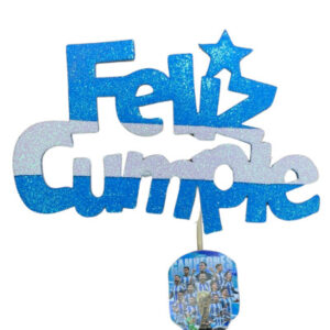 PINCHE FELIZ CUMPLE FINITO GOMAEVA GRANDE ARGENTINA CAMPEÓN (8cm x5) FyM