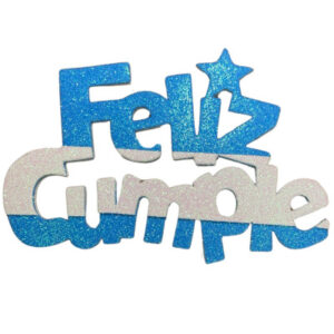 PINCHE FELIZ CUMPLE FINITO GOMAEVA GRANDE ARGENTINA (8cm x5) FyM