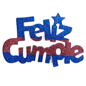 PINCHE FELIZ CUMPLE FINITO GOMAEVA GRANDE SAN LORENZO (8cm x5) FyM
