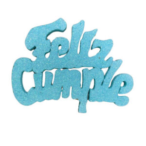 PINCHE FELIZ CUMPLE GRANDE TELGOPOR AQUAMARINA (10cm x3)