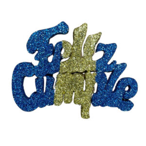 PINCHE FELIZ CUMPLE GRANDE TELGOPOR TRICOLOR BOCA (10cm x3)