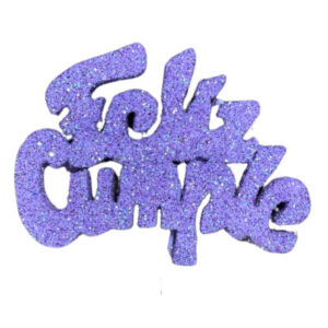 PINCHE FELIZ CUMPLE MINI TELGOPOR LILA (6cm x1)