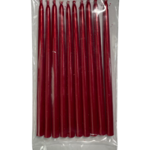 VELA BICHITO DE LUZ 2294 10cm ROJO (x10)