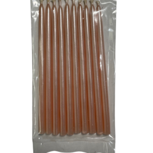 VELA BICHITO DE LUZ 2294 10cm ROSA SALMON (x10)