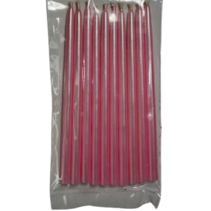 VELA BICHITO DE LUZ 2294 10cm ROSA (x10)