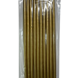 VELA BICHITO DE LUZ FINA 2268 DORADO (20cm x10)