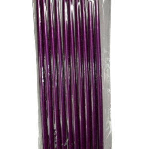 VELA BICHITO DE LUZ FINA 2268 GUINDA VIOLETA (20cm x10)