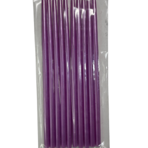 VELA BICHITO DE LUZ FINA 2268 LILA (20cm x10)