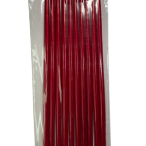 VELA BICHITO DE LUZ FINA 2268 ROJO (20cm x10)