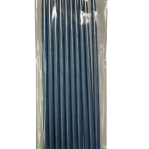 VELA BICHITO DE LUZ FINA 2322 CELESTE (15cm x10)