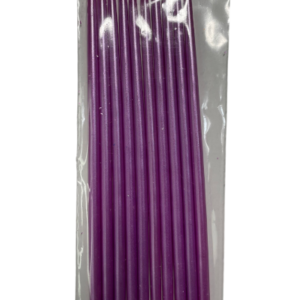 VELA BICHITO DE LUZ FINA 2322 LILA (15cm x10)