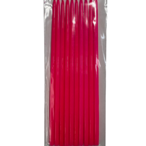 VELA BICHITO DE LUZ 2294 10cm ROSA FLUO (x10)