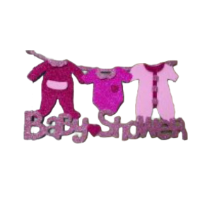 ADORNO GIBRE PINCHE BABY SHOWER x2u PARA NENAS