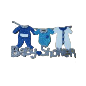 ADORNO GIBRE PINCHE BABY SHOWER x2u PARA NENES