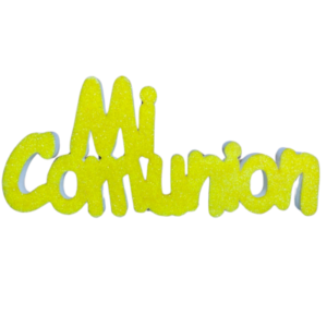 PINCHE MI COMUNION GOMAEVA GRUESO AMARILLO (x1)