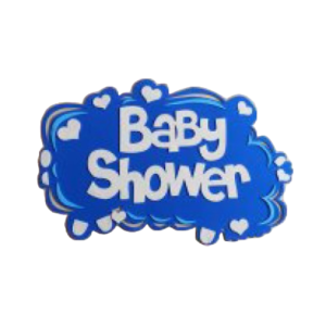 CARTEL NUBE FELIZ CUMPLE BABY SHOWER PARA NENE