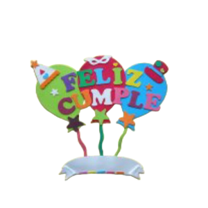 GLOBITOS GIGANTES "FELIZ CUMPLE"