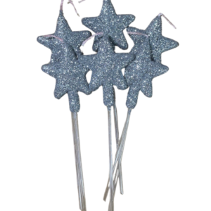 VELA ESTRELLA PLATEADA (x6)