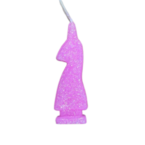 VELA NUMEROTE DORI MEDIANO BRILLO ROSA 1 (x10)