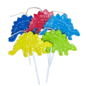VELA PORCELANA DINOSAURIOS (x5)