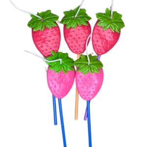 VELA PORCELANA FRUTILLA (x5)