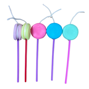 VELA PORCELANA MACAROONS (x5)
