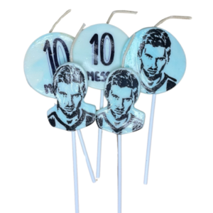 VELA PORCELANA MESSI (x5)