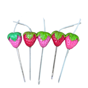 VELA PORCELANA MINIFRUTILLAS (x5)