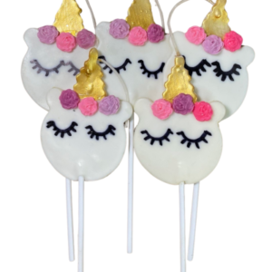 VELA PORCELANA UNICORNIO (x5)
