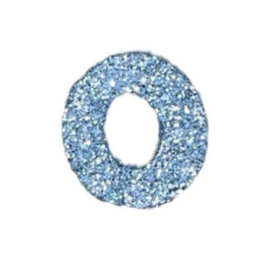 LETRA CHICA TELGOPOR O, VARIOS COLORES! x5