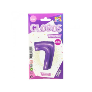GLOBO METALIZADO CHICO VIOLETA 7
