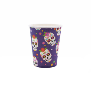 VASO DE POLIPAPEL *CALAVERA MEXICANA* x 6 unidades
