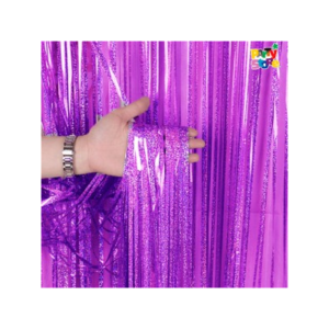 CORTINA HOLOGRAFICA VIOLETA 100x200cm