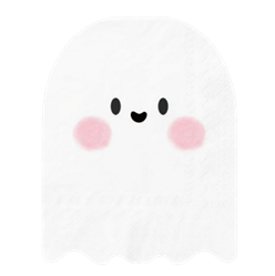 SERVILLETA DE PAPEL FORMA *FANTASMIN* x 12 unidades