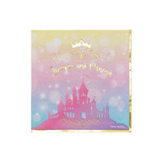 SERVILLETA DE PAPEL *CASTILLO DE PRINCESAS* 25x25cm x 12 unidades