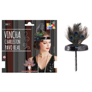 VINCHA CHARLESTON PAVO REAL