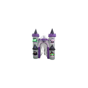 INFLABLE *CASTILLO HALLOWEEN* - 2,7 mts. ALTURA -  Leds