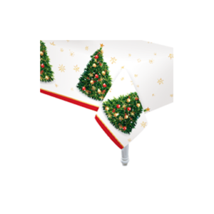 MANTEL PLASTICO *ARBOL DE NAVIDAD* 180cmx130cm
