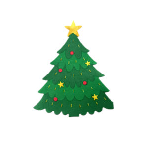 SERVILLETA DE PAPEL FORMA *PINO NAVIDAD* x 12 unidades