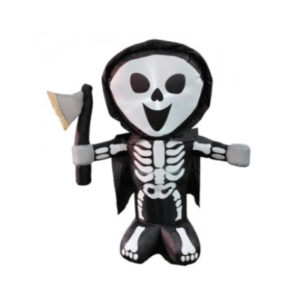 INFLABLE *ESQUELETO FANTASMA* - 1,2 mts. ALTURA - 2 Leds