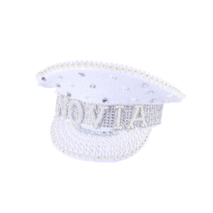 SOMBRERO CAPITAN FASHION *NOVIA* BLANCO