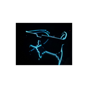 LENTES *8 BIT* CELESTE LED