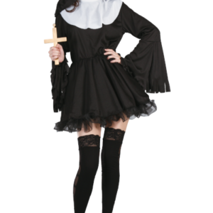 DISFRAZ MONJA S - INCLUYE VESTIDO + COFIA