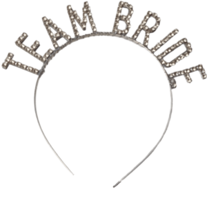 VINCHAS METALICAS C/STRASS TEAM BRIDE x1