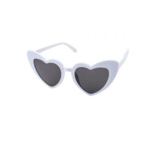 LENTES  CORAZÓN *LOLITA* BLANCOS