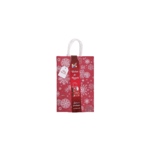 BOLSA NAVIDEÑA ROJA Set x 4 unidades. Tamaño: 20cm x 30cm x 9cm
